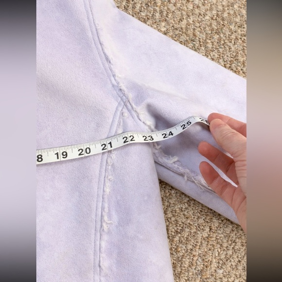 Chic Lavender Reversible Teddy Jacket Toggle Buttons - Picture 9 of 10